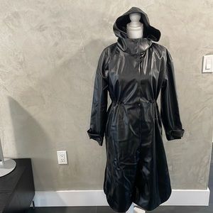 Reserved eco aware faux leather coat size 6